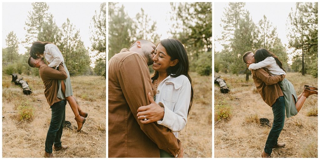 outdoor california engagement session location