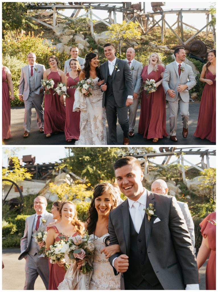 San Diego backyard wedding - San Diego California wedding photographer - bridal party photos