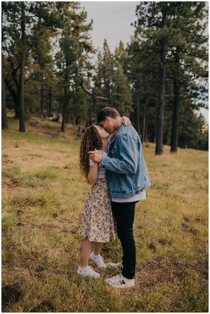 outdoor engagement session