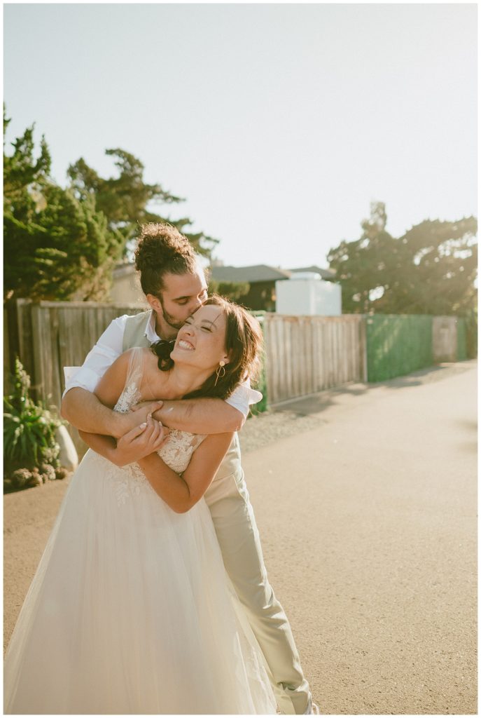san diego california intimate backyard elopement wedding - san diego wedding and lifestyle photographer - bride and groom portrait