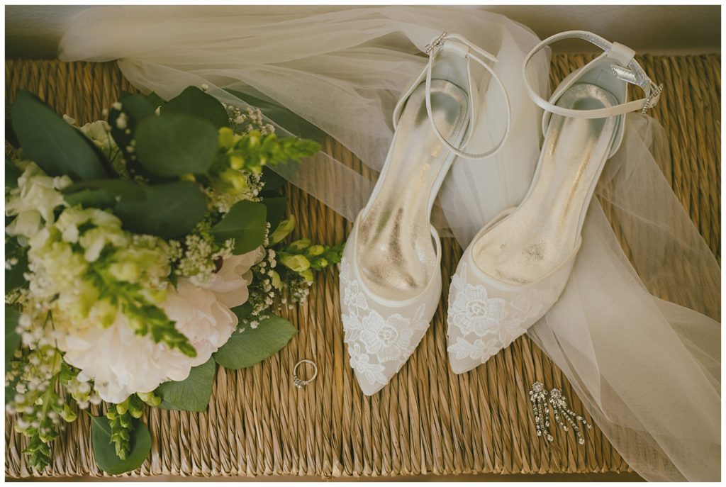 imperial beach california wedding - beach wedding venue - san diego beach wedding - san diego wedding photographer - bridal details - lace wedding shoes
