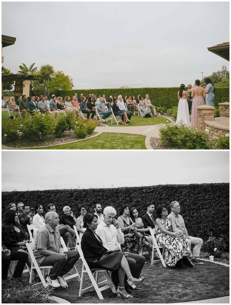 outdoor wedding - backyard wedding - san diego wedding photographer - outdoor wedding ceremony - backyard wedding ceremony - intimate wedding ceremony - small wedding ceremony