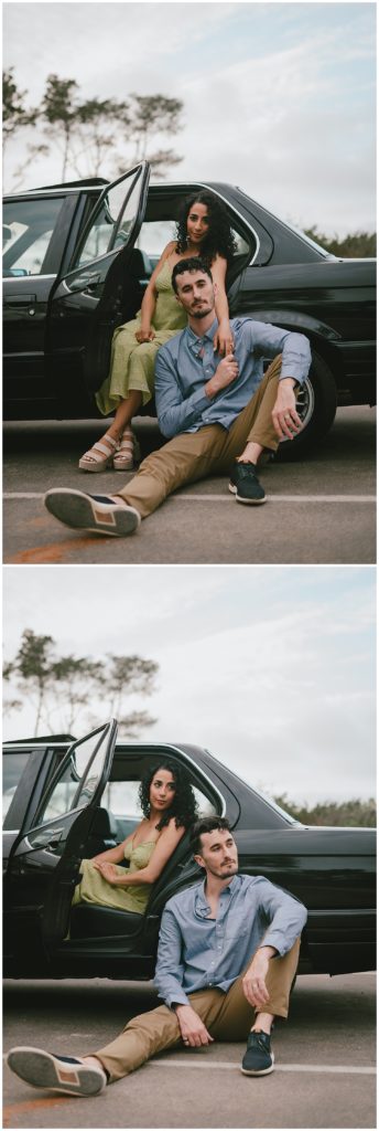 classic car engagement session - outdoor engagement session - urban engagement session - outdoor engagement photos - san diego engagement photos - san diego wedding photographer