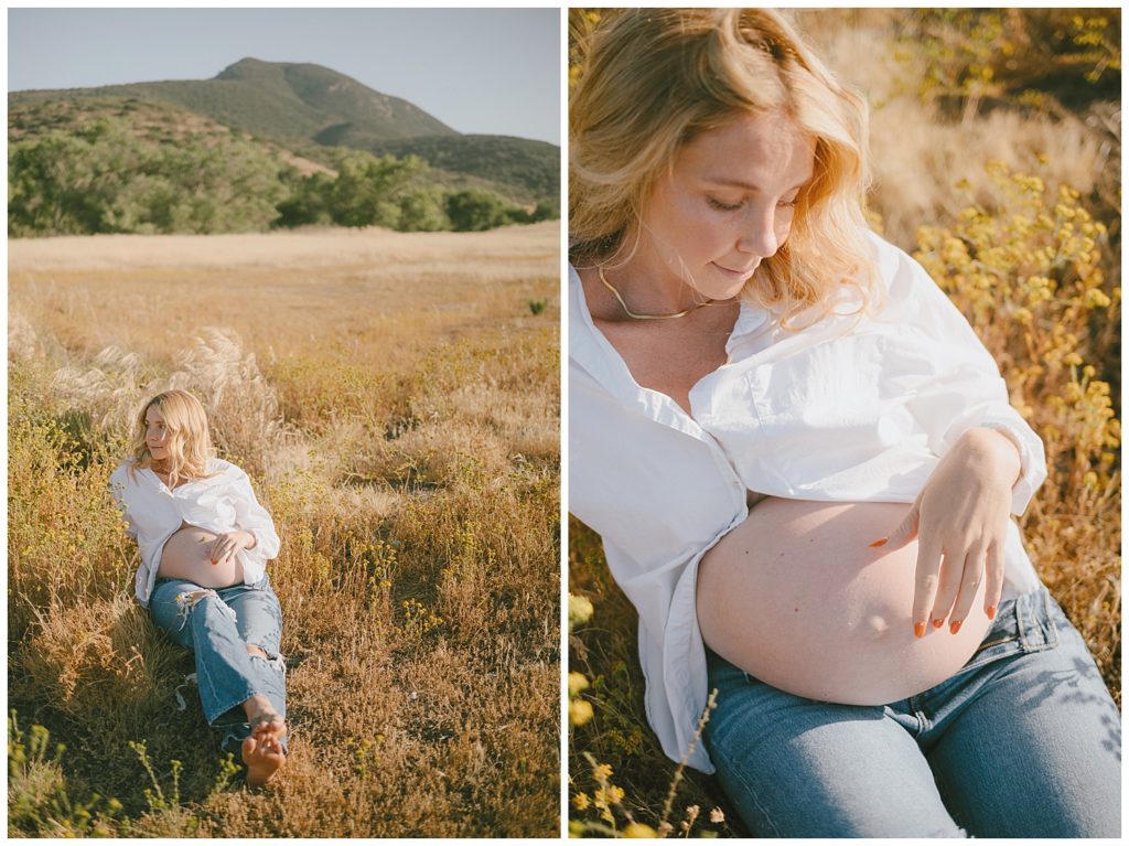 mission trails maternity session nature maternity photos outdoor maternity photos mountain maternity photos fall maternity pictures san diego maternity photographer san diego maternity session casual maternity pictures golden hour maternity photos